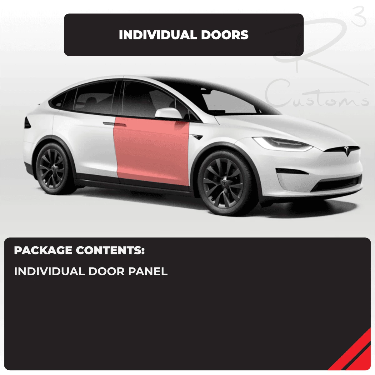 Tesla Door Individual Panel Paint Protection Set