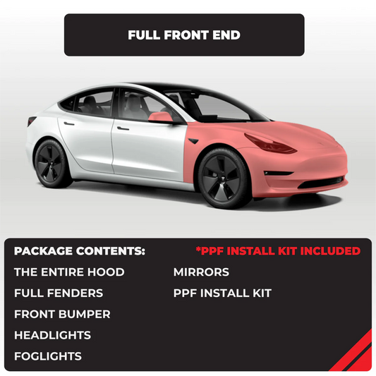 Tesla Model 3 Full Front End Paint Protection Film