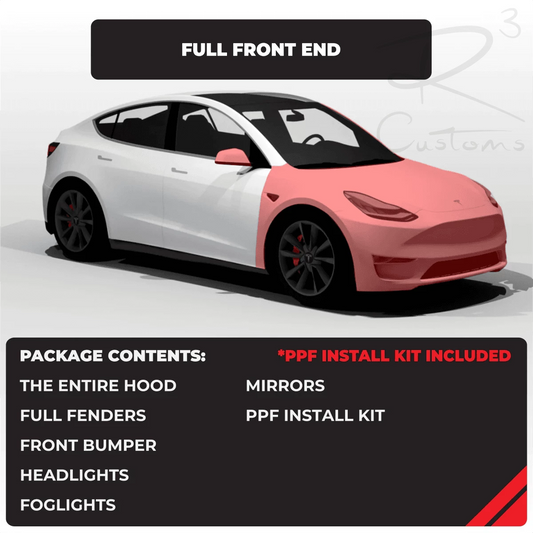 Tesla Model Y Full Front End Paint Protection Film