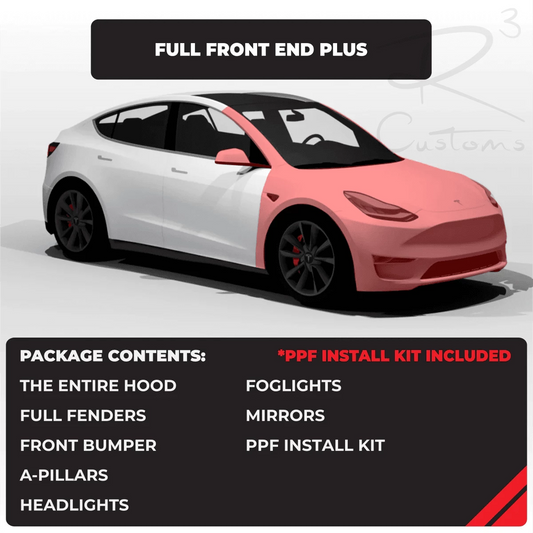 Tesla Model Y Full Front End Plus Paint Protection Film