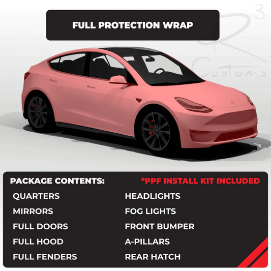 Tesla Model Y Full Paint Protection Film Wrap