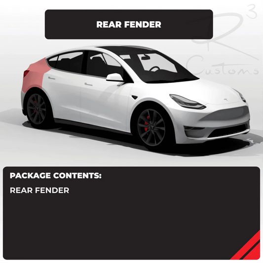 Tesla Rear Fender Individual Paint Protection Film