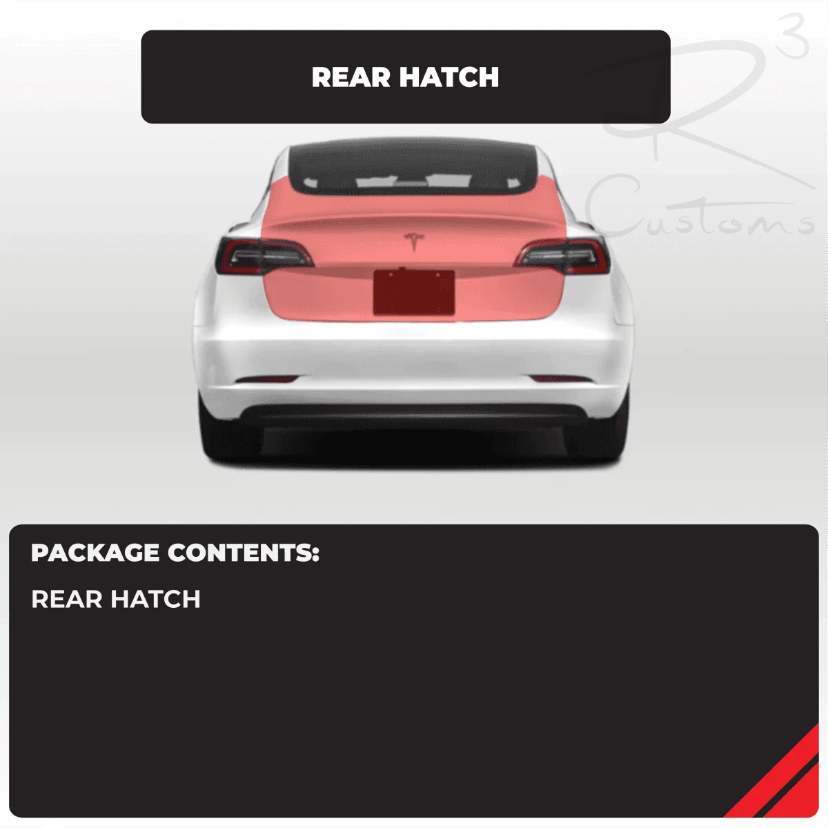 Tesla Rear Hatch Individual Paint Protection Kit